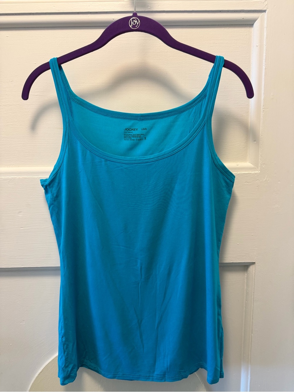 Jockey Women’s Bright Turquoise Scoop Neck Tank